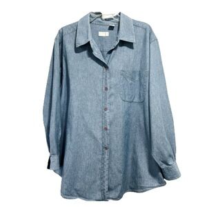 Classic Blue Button Down Shirt